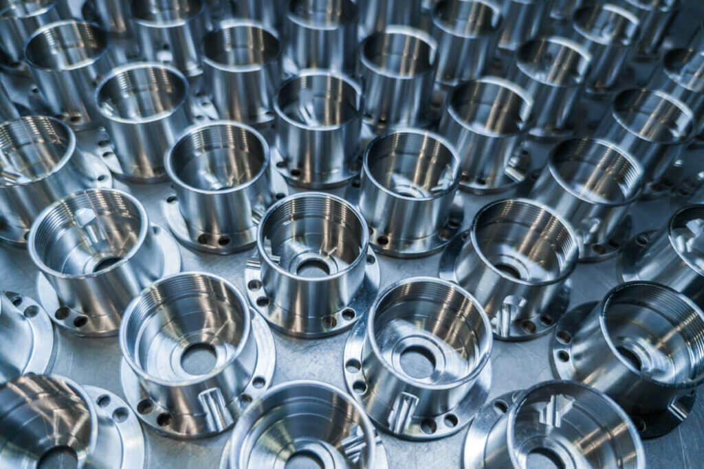 batch-of-shiny-metal-cnc-aerospace-parts-production---close-up-with-selective-focus-for-industrial-background